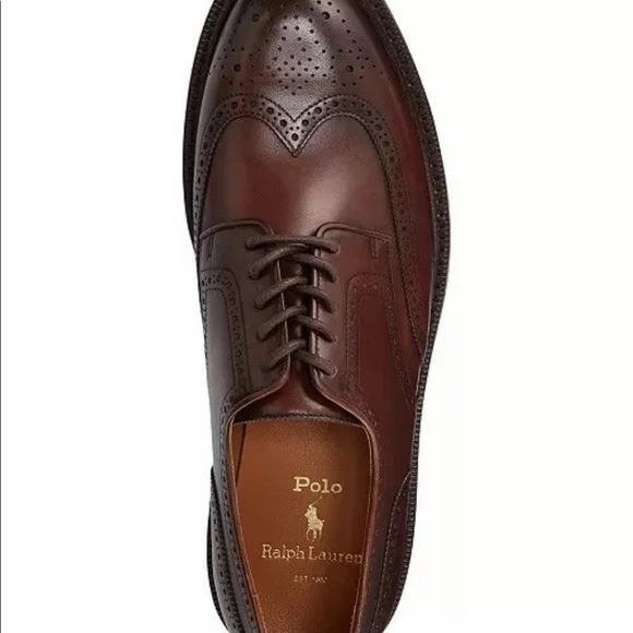 Polo Ralph Lauren Asher Wingtip Dress Shoe size 10.5 - Picture 2 of 4